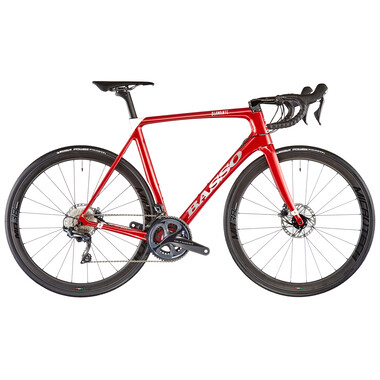 Bicicleta de carrera BASSO DIAMANTE DISC Shimano Ultegra R8020 34/50 Rojo 2020 0